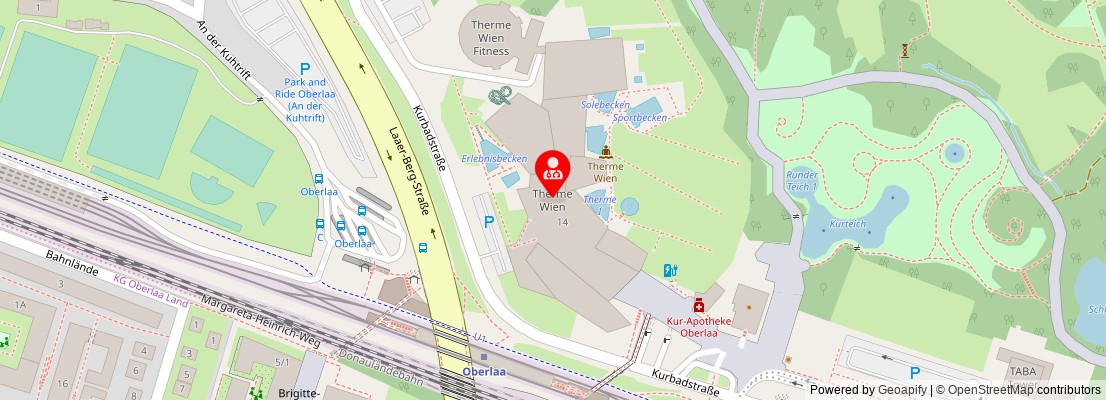 Street map section around the address